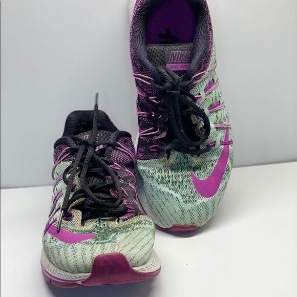 Nike - Air Zoom Elite 8 Mint Purple Black Running Shoes - Women 8 - Picture 5 of 10